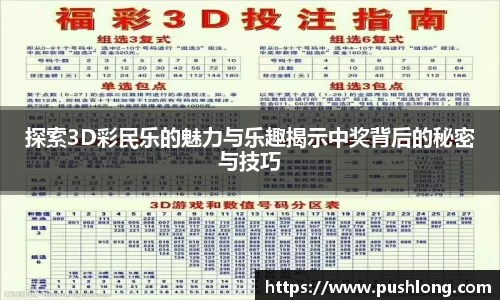 探索3D彩民乐的魅力与乐趣揭示中奖背后的秘密与技巧